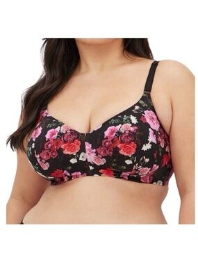 new Torrid Curve 44DDD wire free lightly lined back smoothing 360 bra BC3 3239